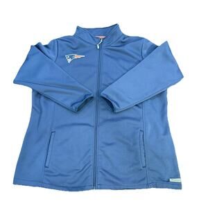 NE Patriots Med Couture Women's Performance Fleece 2-Way Stretch #8684 Blue 2XL